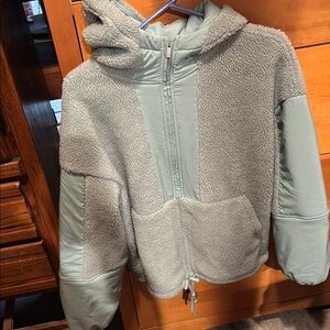 Sherpa Zip Up Hoodie